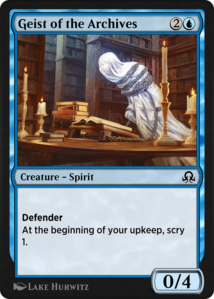 Geist of the Archives (SIR-072) - Shadows over Innistrad Remastered