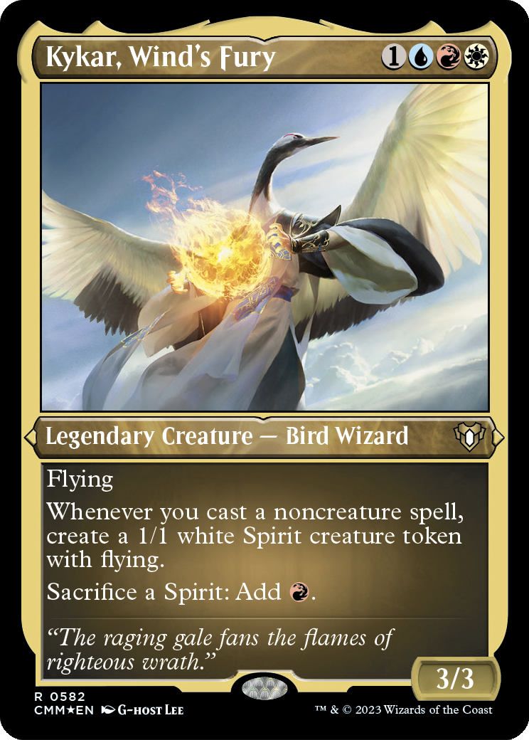 Kykar, Wind's Fury (CMM-582) - Commander Masters Etched Foil