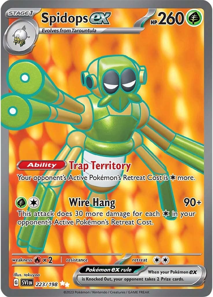 Spidops ex 223/198 - SV01 Scarlet & Violet Base Set Holofoil