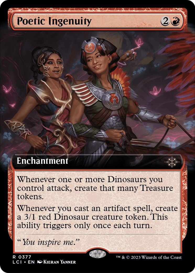 Poetic Ingenuity (Extended Art) [The Lost Caverns of Ixalan] Foil