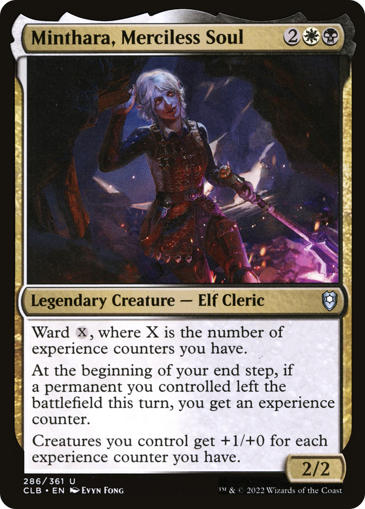 Minthara, Merciless Soul [Commander Legends: Battle for Baldur's Gate] Foil