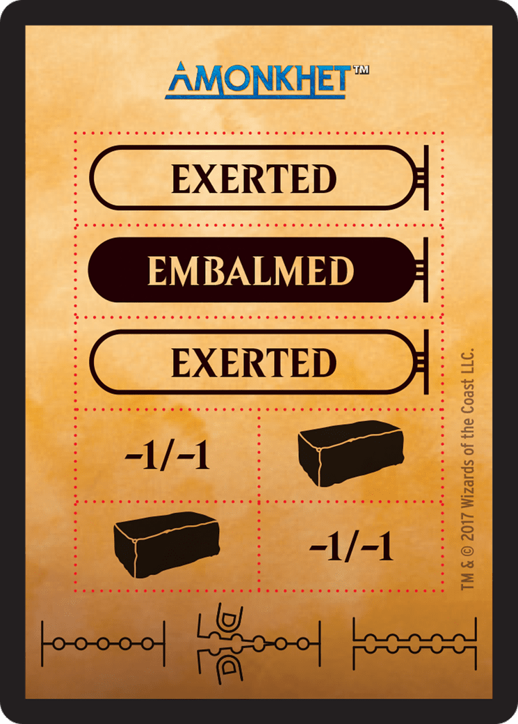 Punchcard (TAKH-027) - Amonkhet Tokens