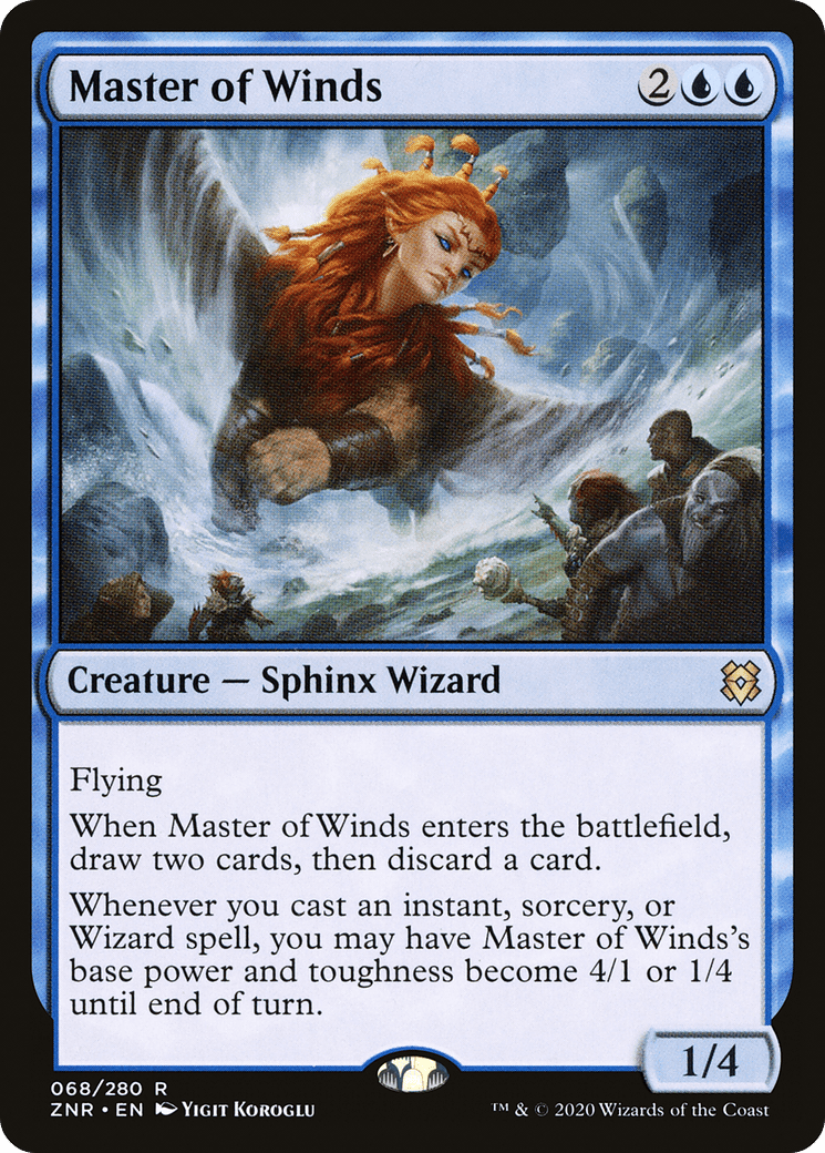 Master of Winds [Zendikar Rising] Foil
