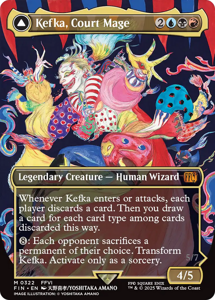 Kefka, Court Mage (Borderless) (322) [FINAL FANTASY]