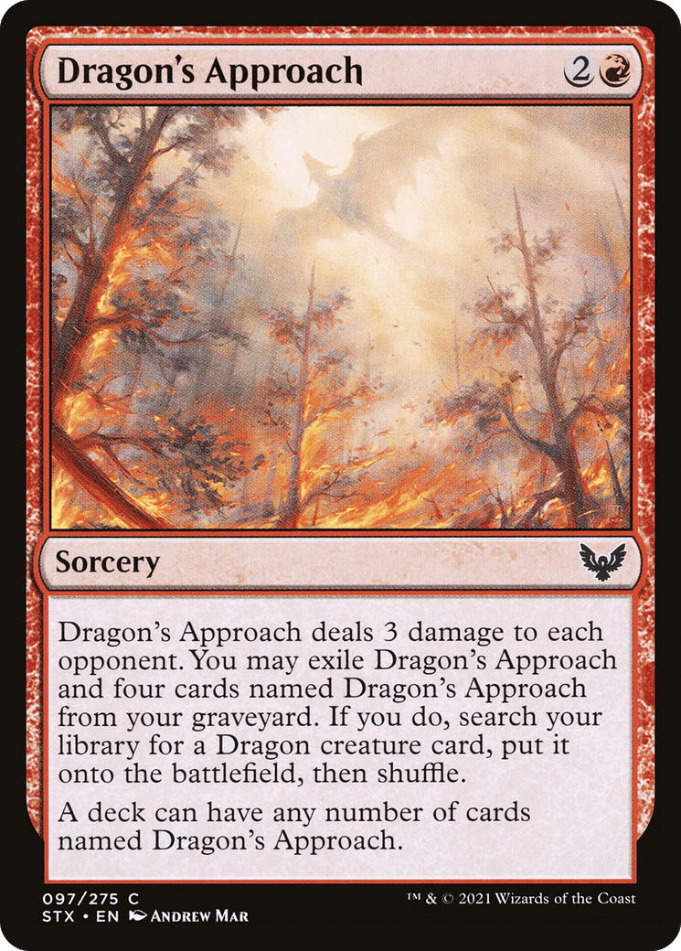 Dragon's Approach [Strixhaven: School of Mages] Foil