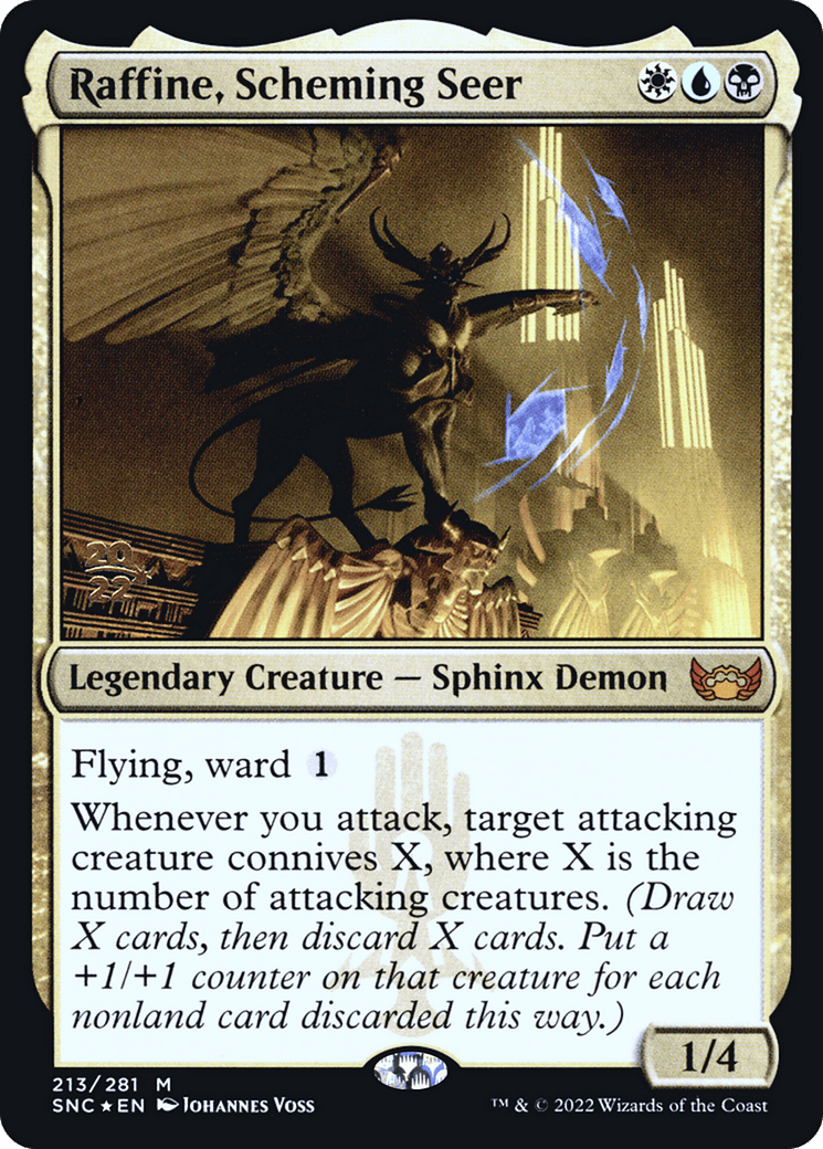 Raffine, Scheming Seer [Streets of New Capenna Prerelease Promos]