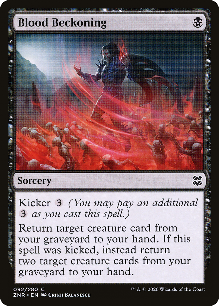 Blood Beckoning [Zendikar Rising] Foil