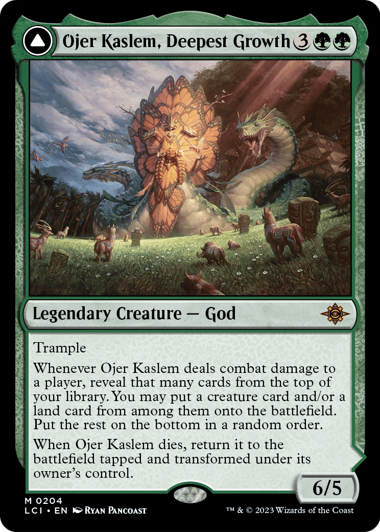 Ojer Kaslem, Deepest Growth // Temple of Cultivation [The Lost Caverns of Ixalan] Foil