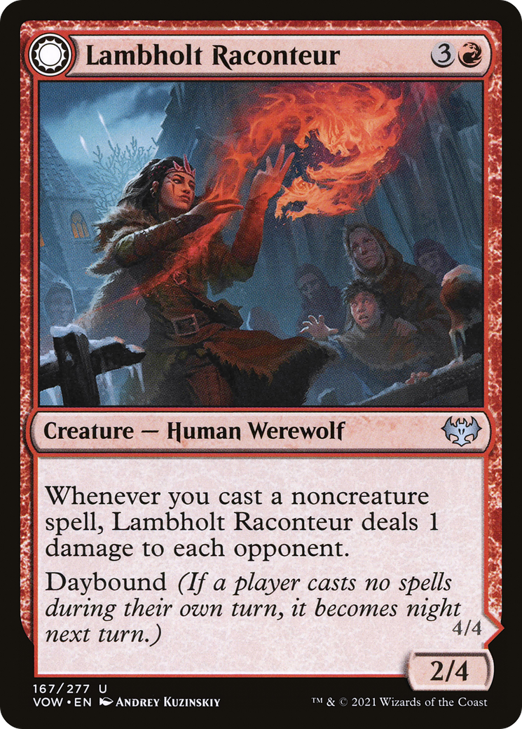 Lambholt Raconteur // Lambholt Ravager [Innistrad: Crimson Vow] Foil