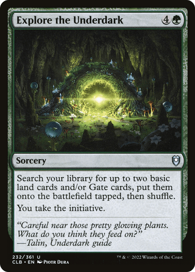 Explore the Underdark [Commander Legends: Battle for Baldur's Gate] Foil