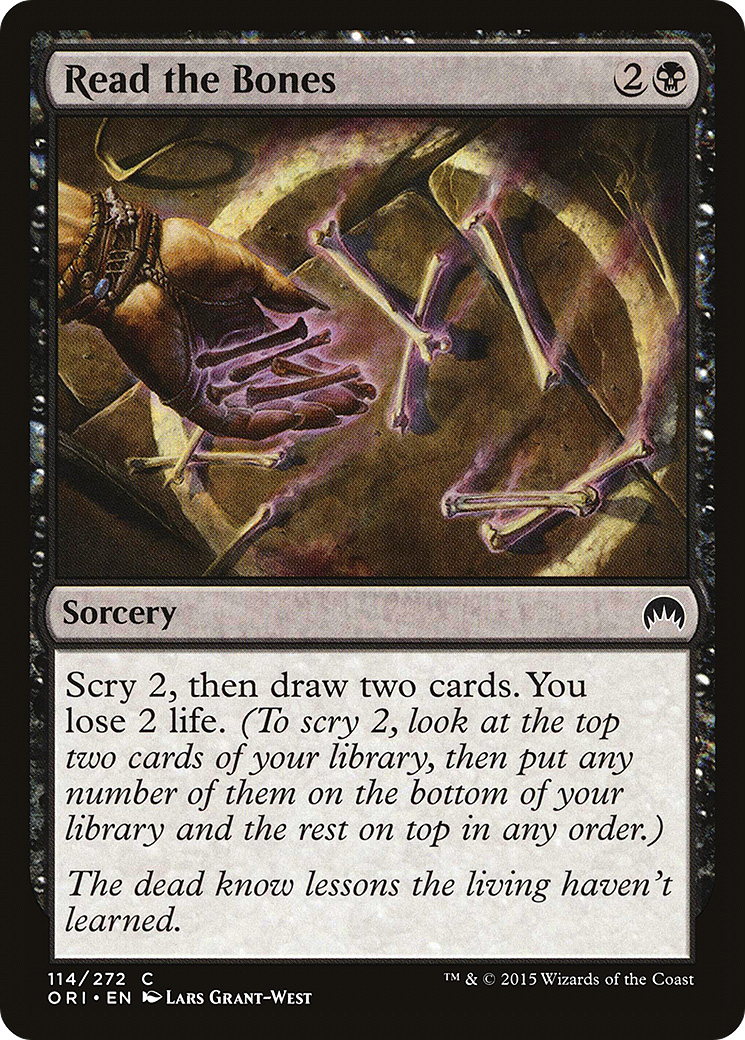 Read the Bones [Magic Origins] Foil