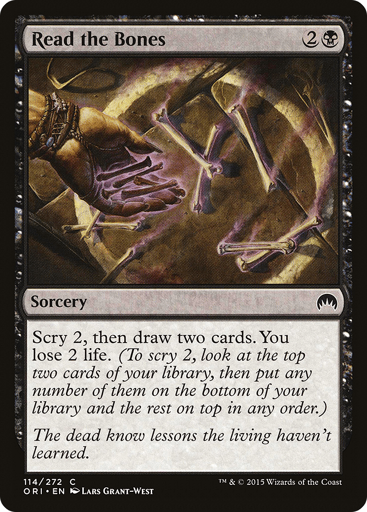 Read the Bones [Magic Origins] Foil