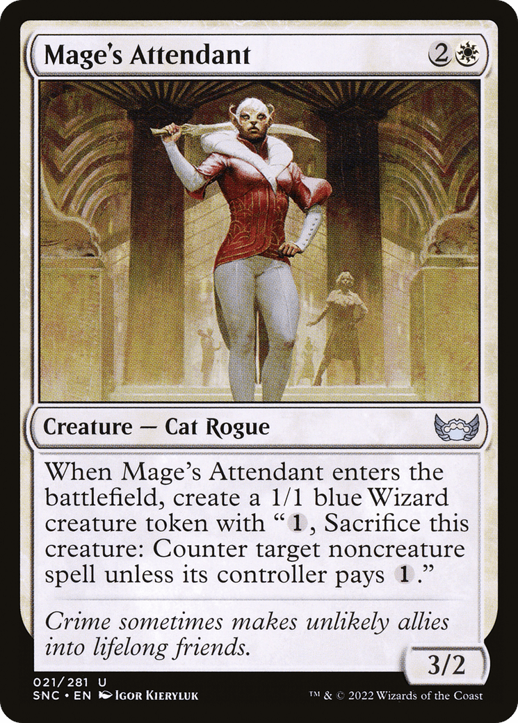Mage's Attendant [Streets of New Capenna] Foil