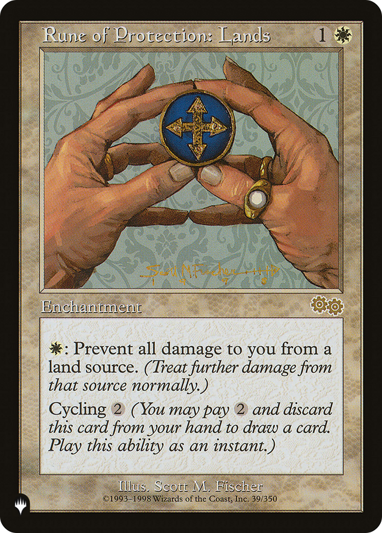 Rune of Protection: Lands |  (USG-39) [The List]