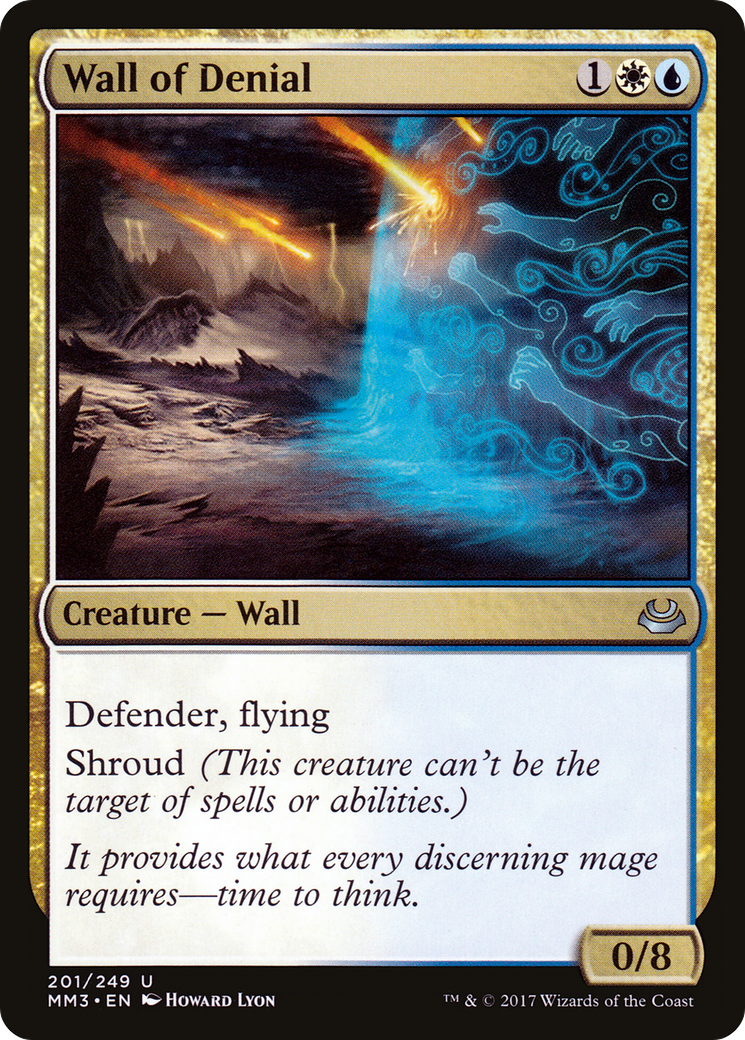 Wall of Denial [Modern Masters 2017] Foil