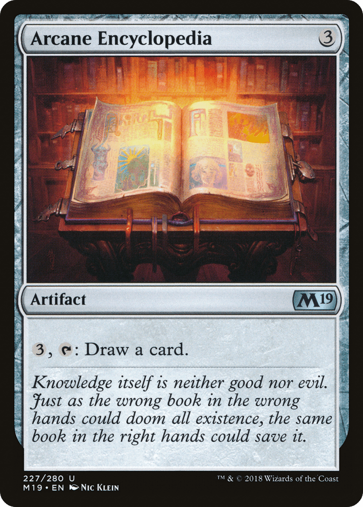 Arcane Encyclopedia [Core Set 2019] Foil
