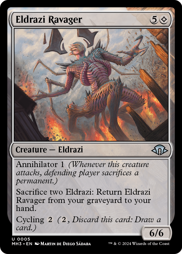 Eldrazi Ravager [Modern Horizons 3] Foil