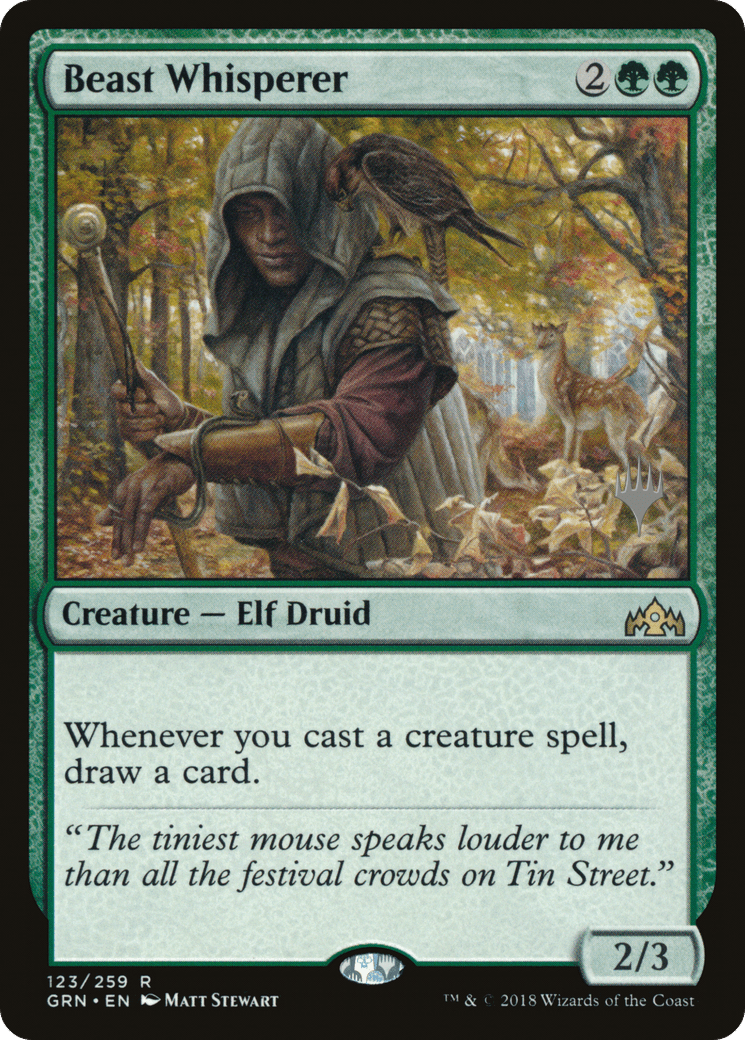 Beast Whisperer (Promo Pack) [Guilds of Ravnica Promos] Foil