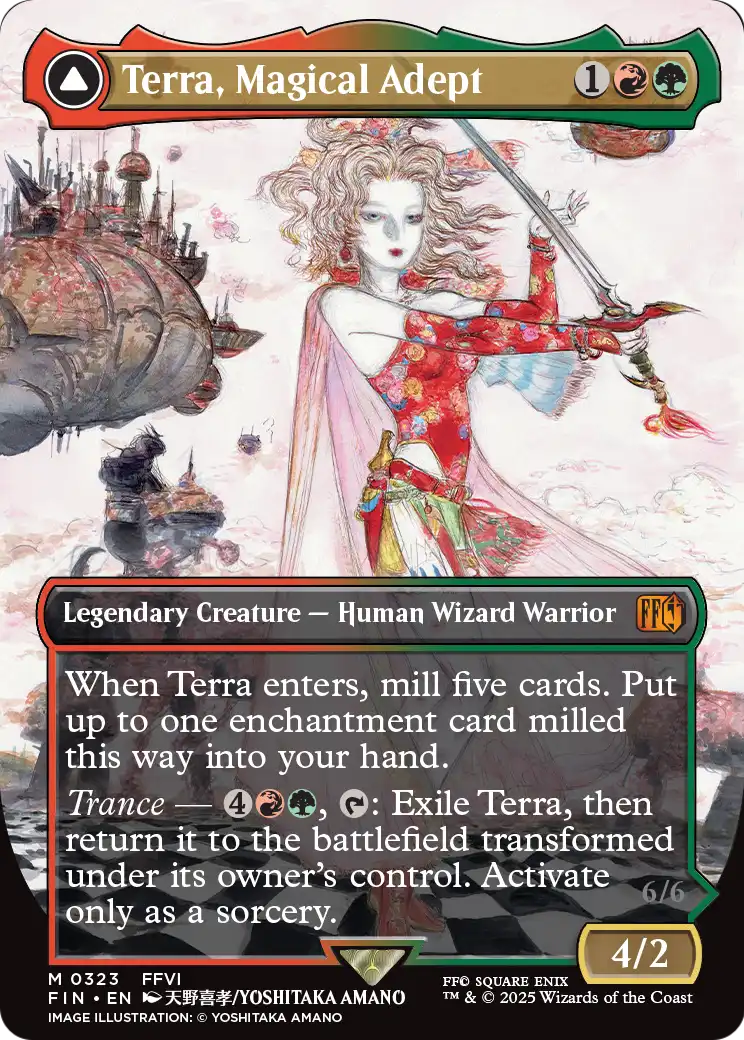Terra, Magical Adept (Borderless) (323) [FINAL FANTASY]
