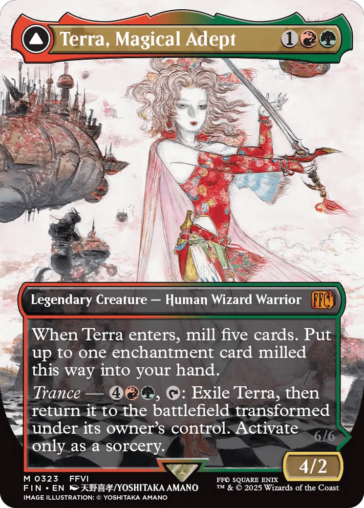 Terra, Magical Adept (Borderless) (323) [FINAL FANTASY]  Foil