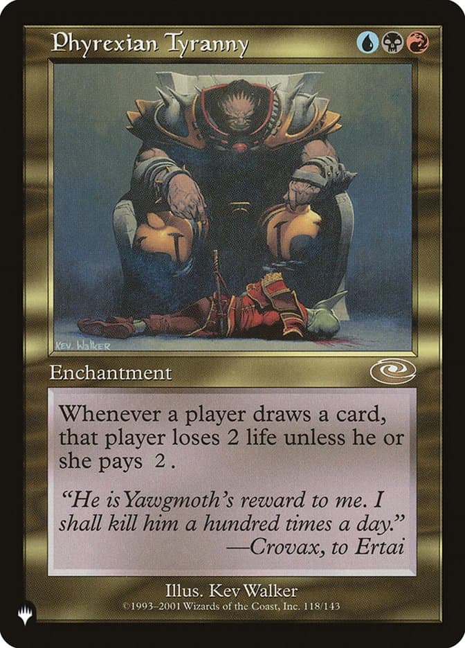 Phyrexian Tyranny |  (PLS-118) [The List]