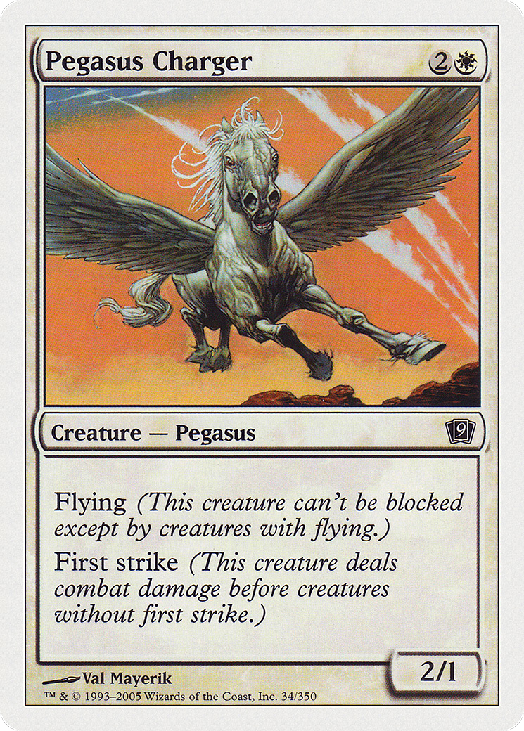 Pegasus Charger [Ninth Edition] Foil
