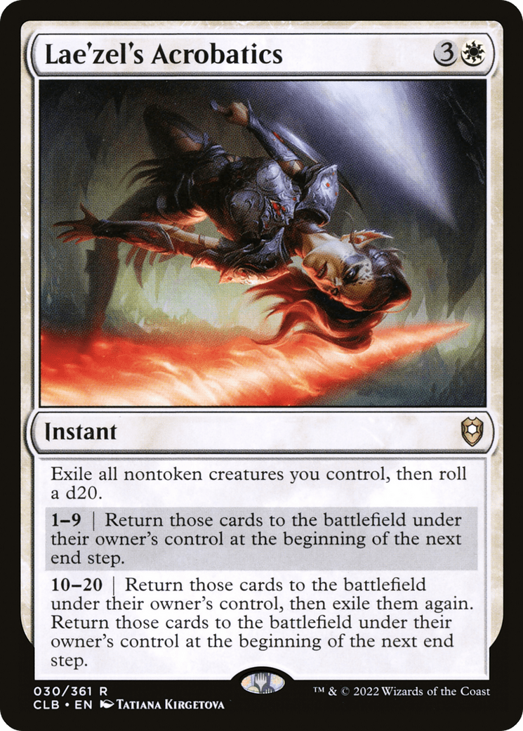 Lae'zel's Acrobatics [Commander Legends: Battle for Baldur's Gate] Foil