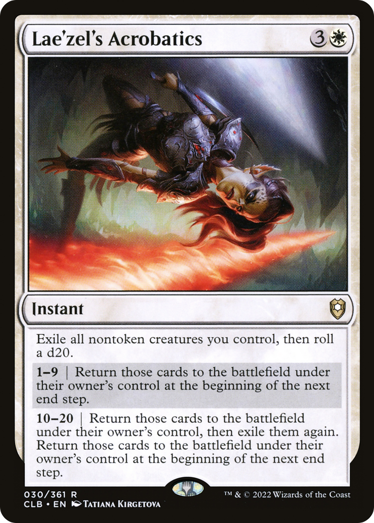 Lae'zel's Acrobatics [Commander Legends: Battle for Baldur's Gate] Foil