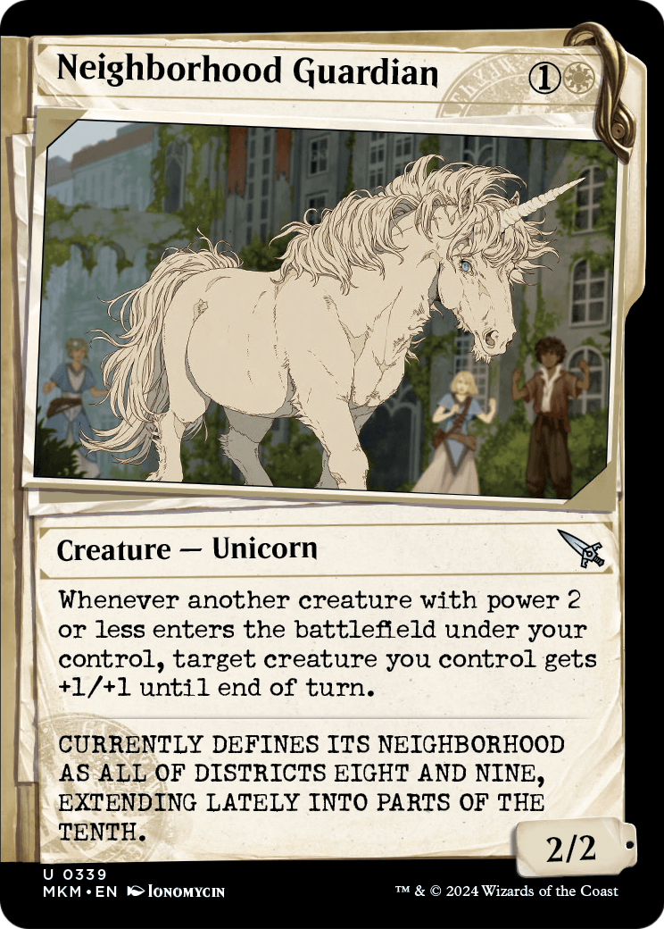 Neighborhood Guardian (Showcase) [Murders at Karlov Manor] Foil