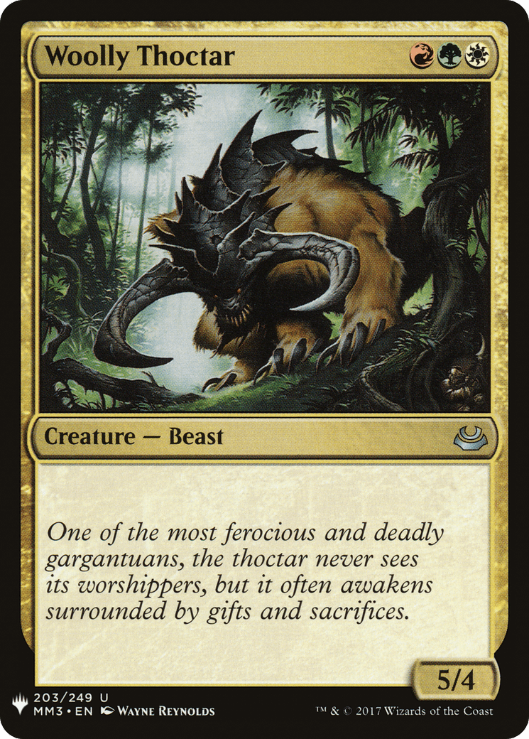 Woolly Thoctar |  (MM3-203) [The List]