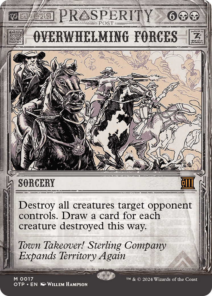 Overwhelming Forces [Outlaws of Thunder Junction: Breaking News] Foil