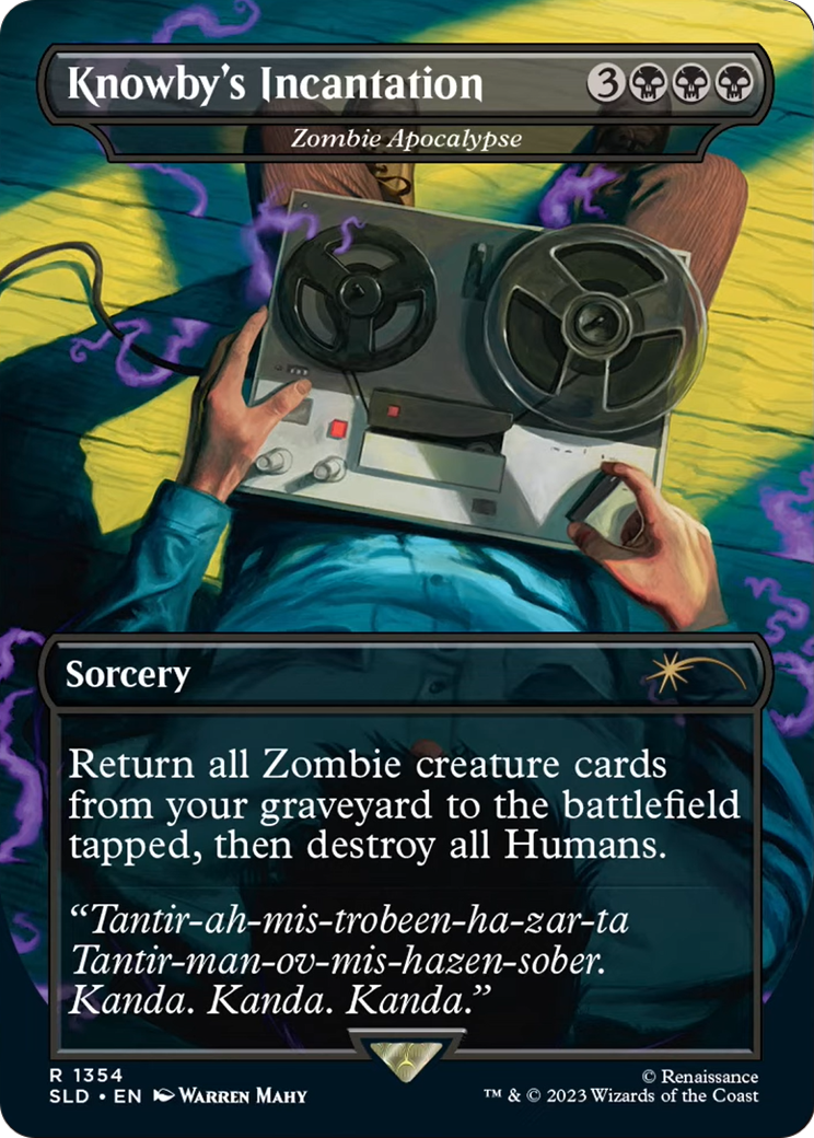 Knowby's Incantation - Zombie Apocalypse [Secret Lair Drop Series] Foil