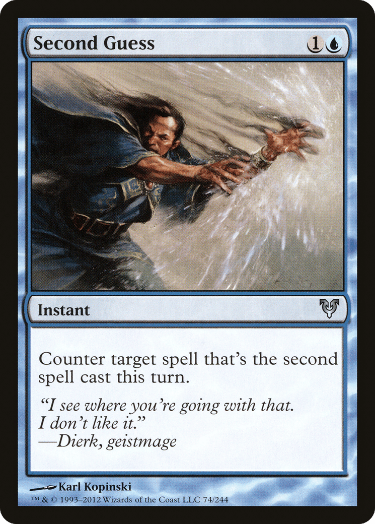 Second Guess [Avacyn Restored] Foil