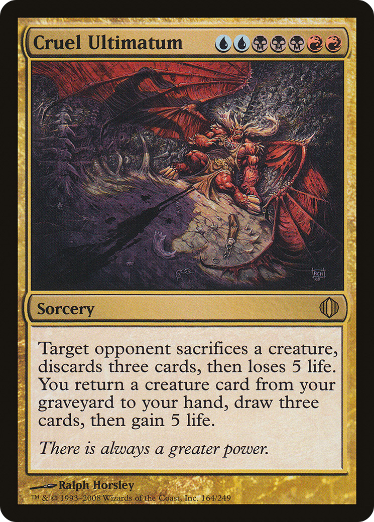 Cruel Ultimatum [Shards of Alara] Foil