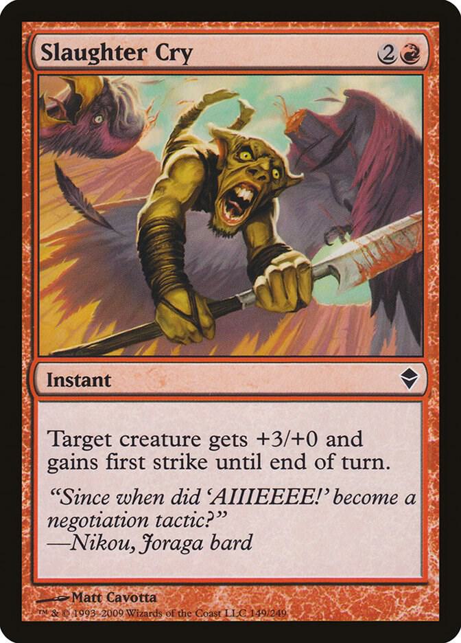 Slaughter Cry 149/249 (Zendikar) 
