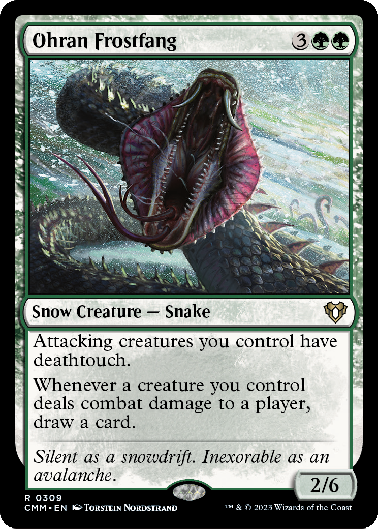Ohran Frostfang [Commander Masters] Foil
