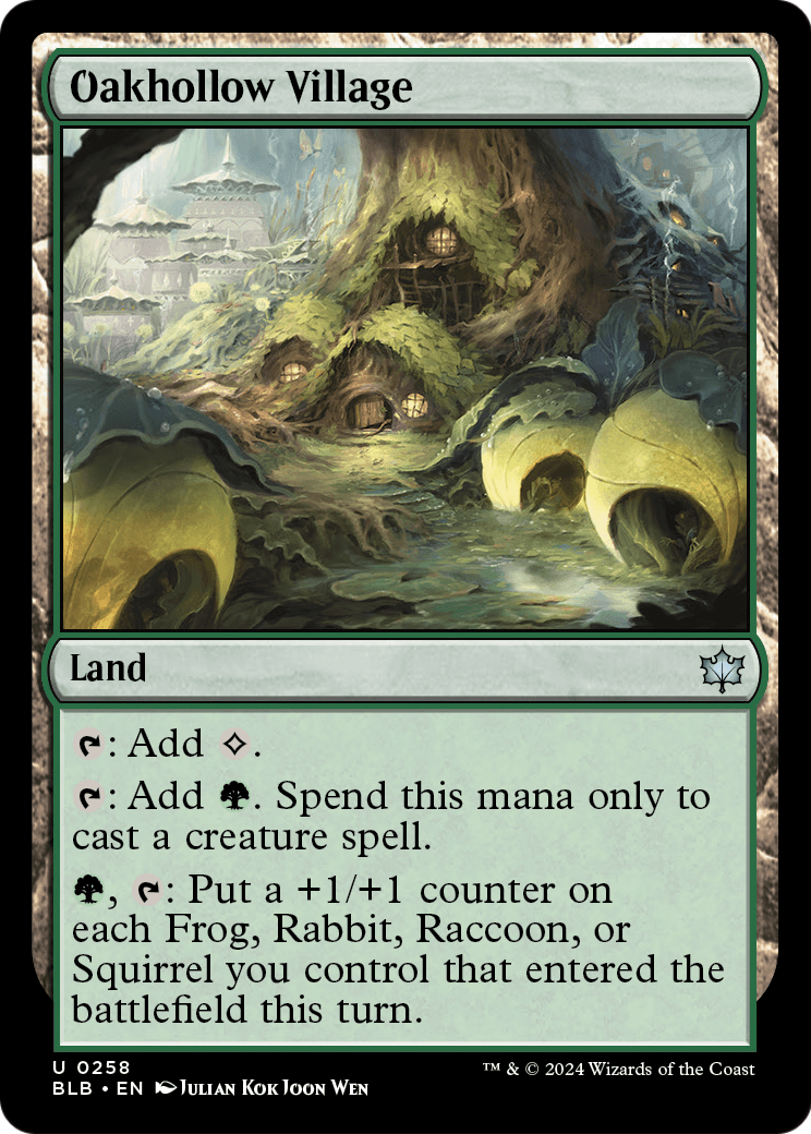 Oakhollow Village [Bloomburrow] Foil