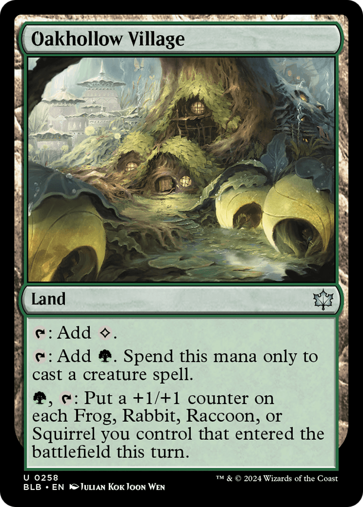 Oakhollow Village [Bloomburrow] Foil