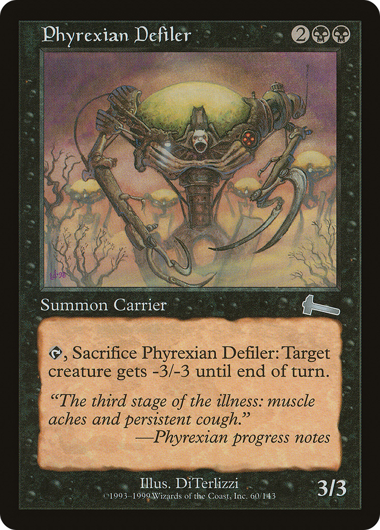 Phyrexian Defiler [Urza's Legacy] Foil
