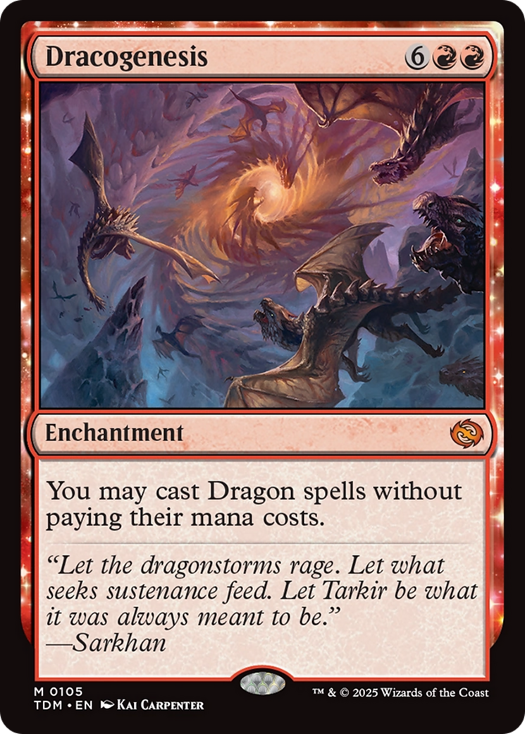 Dracogenesis (105) [Tarkir: Dragonstorm]  Foil