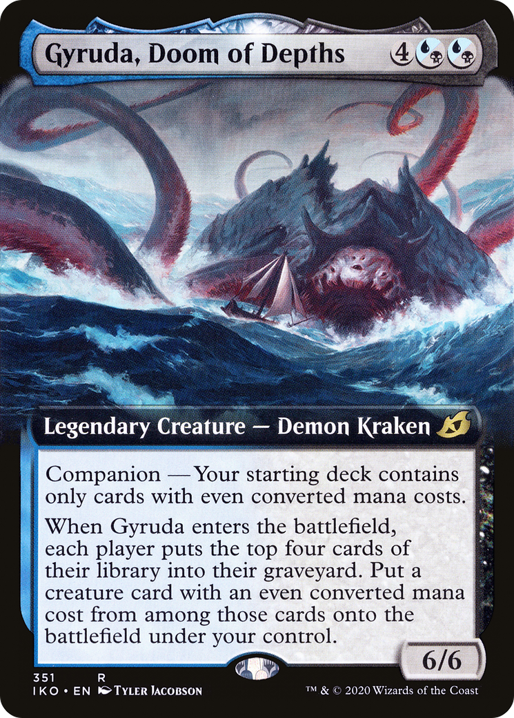 Gyruda, Doom of Depths (Extended Art) [Ikoria: Lair of Behemoths] Foil