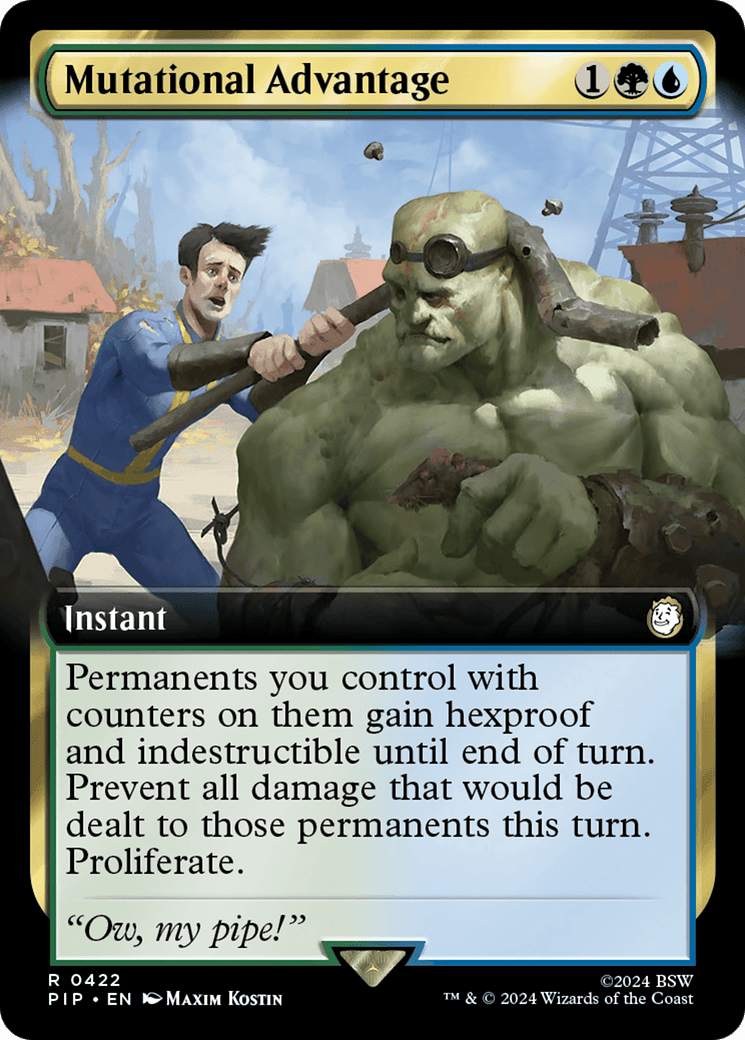 Mutational Advantage (Extended Art) [Fallout] Foil