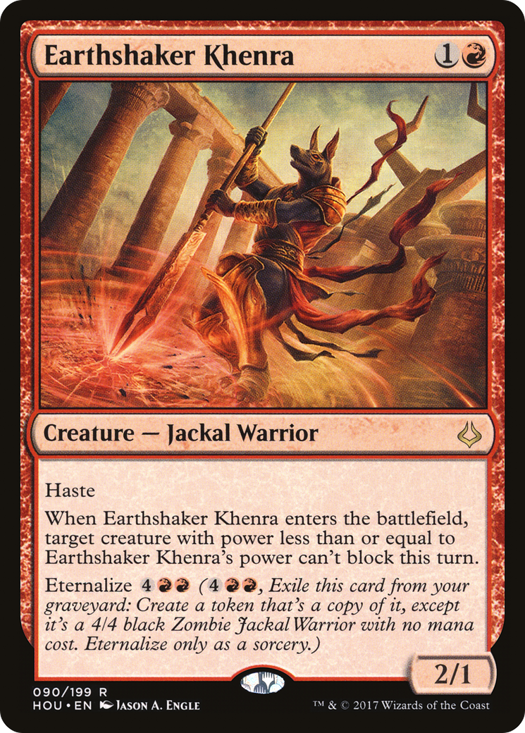 Earthshaker Khenra [Hour of Devastation] Foil