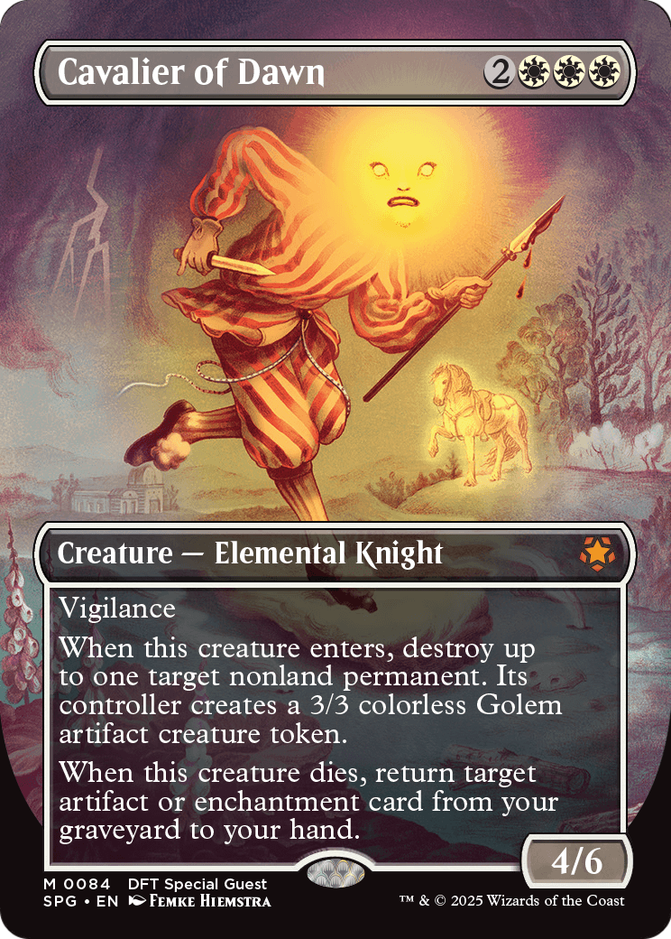 Cavalier of Dawn (Borderless) (-084) [Special Guests]