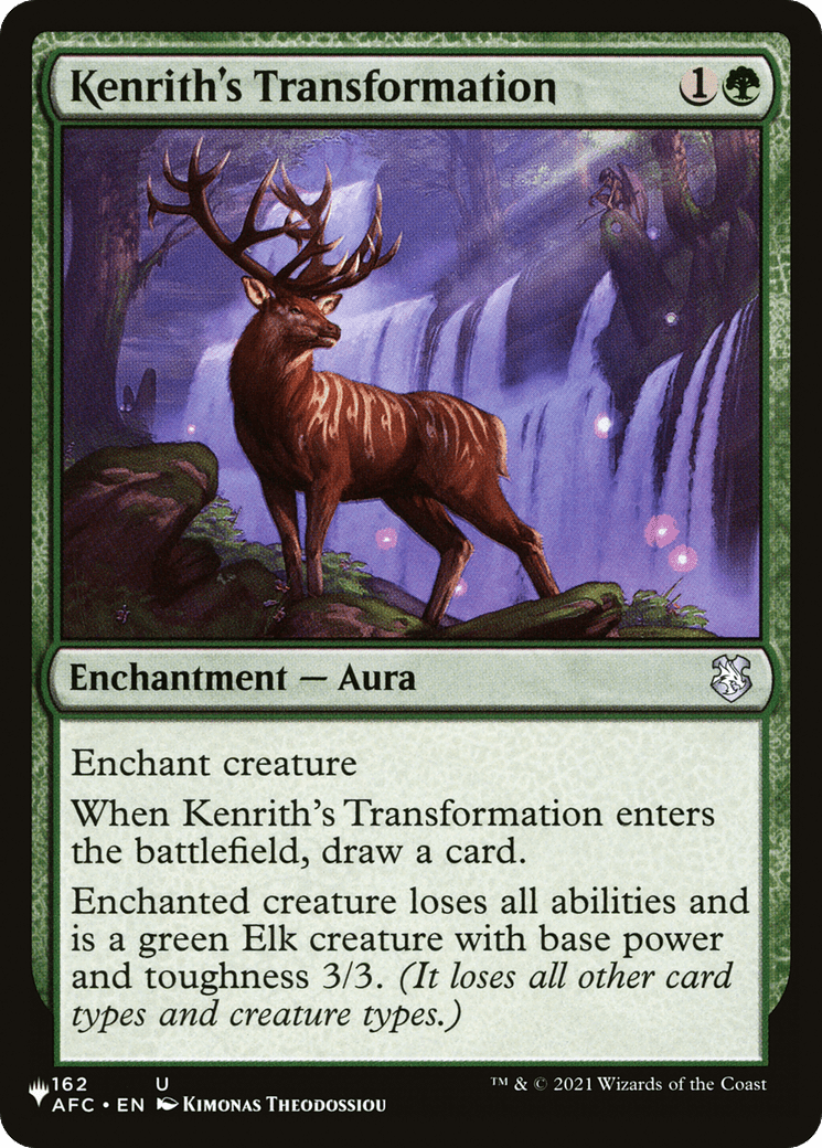 Kenrith's Transformation |  (AFC-162) [The List]