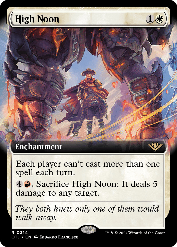 High Noon (Extended Art) [Outlaws of Thunder Junction] Foil