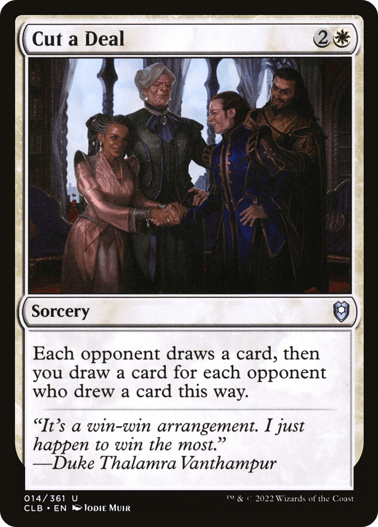 Cut a Deal [Commander Legends: Battle for Baldur's Gate] Foil