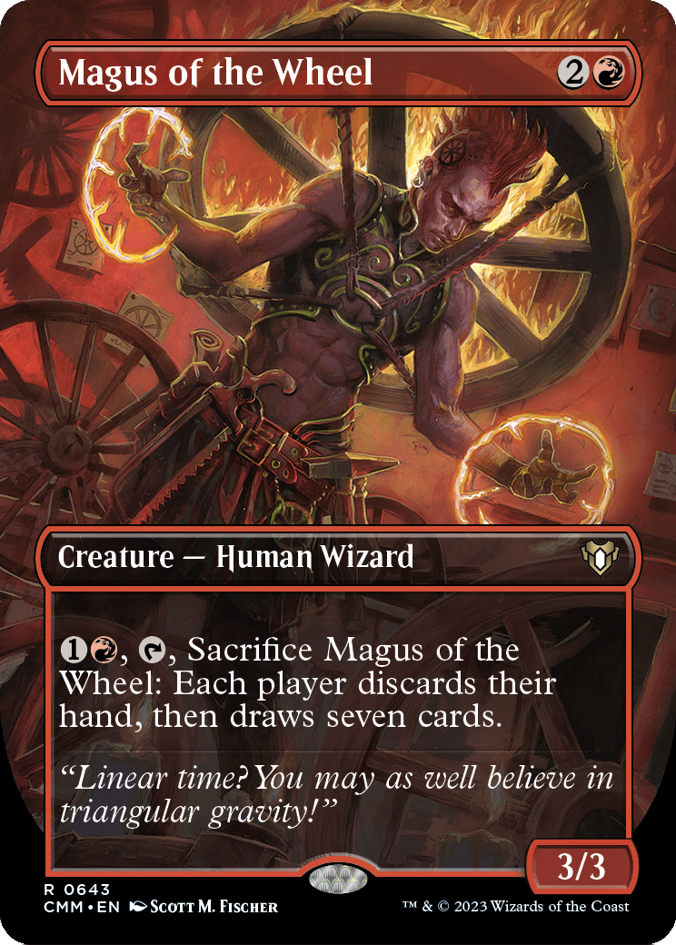 Magus of the Wheel (Borderless Alternate Art) [Commander Masters] Foil