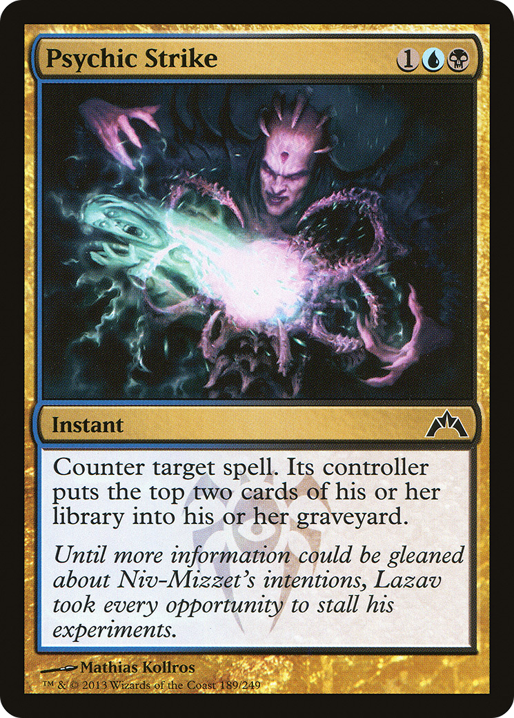 Psychic Strike [Gatecrash] Foil