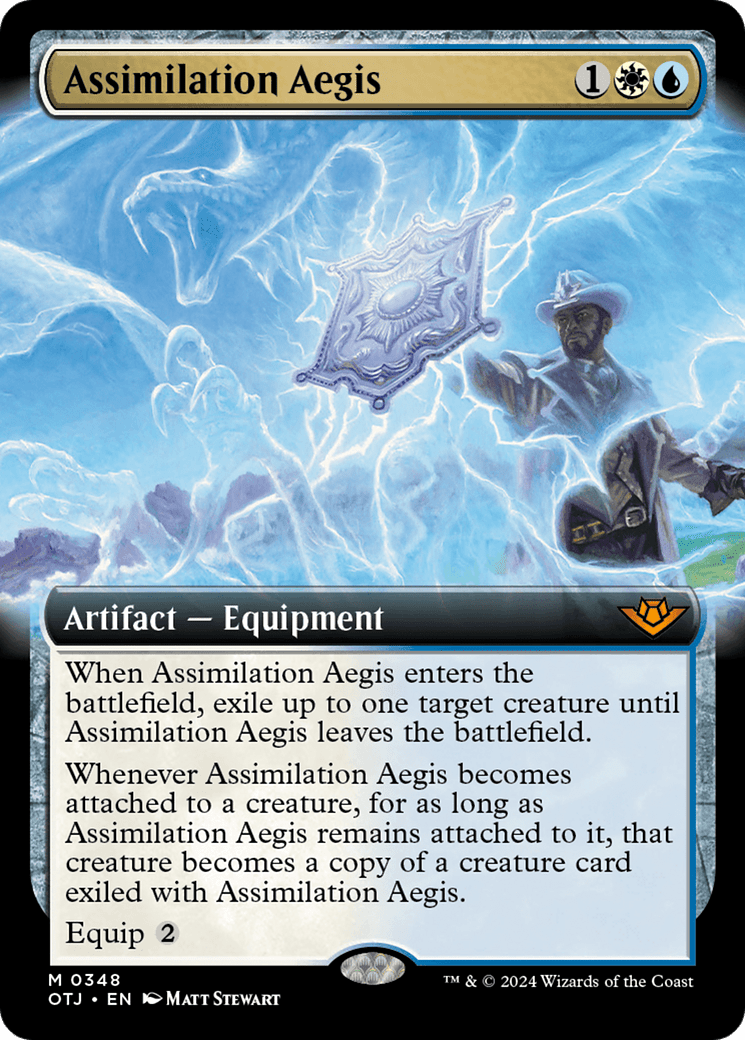 Assimilation Aegis (Extended Art) [Outlaws of Thunder Junction] Foil